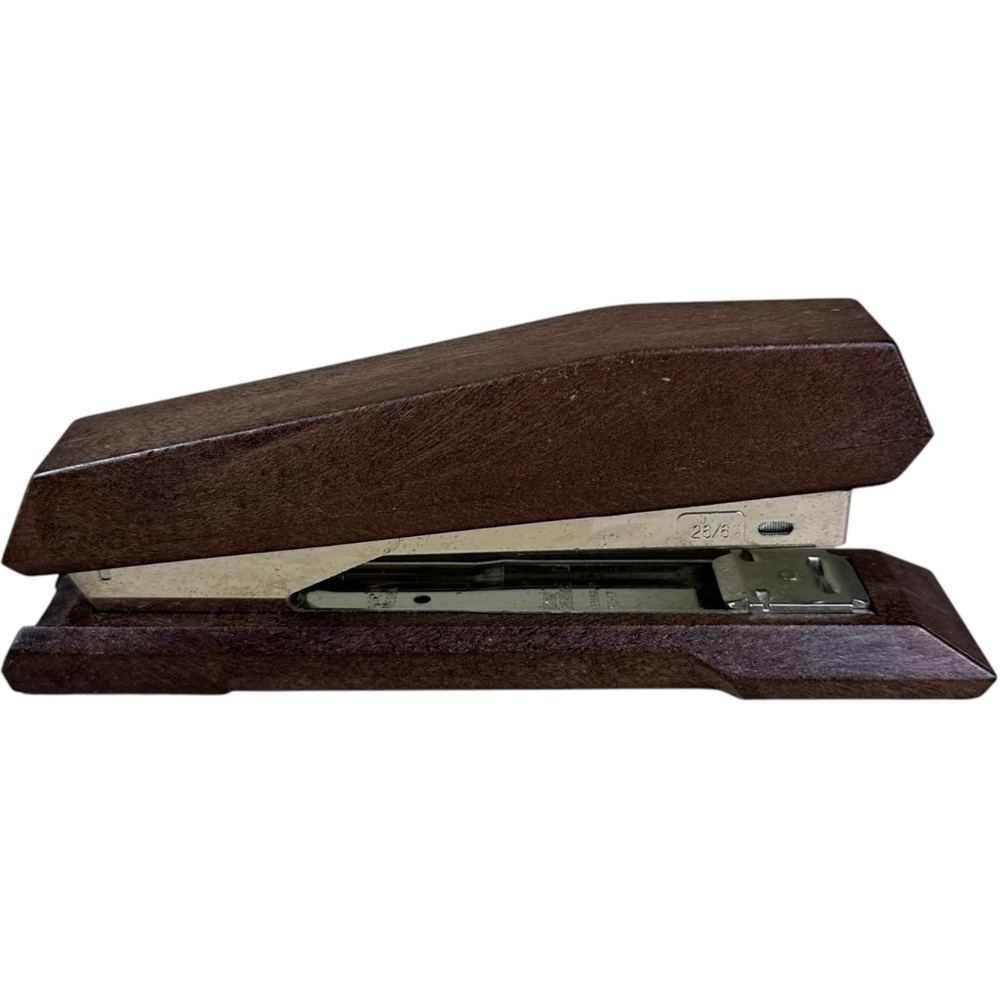 Vintage Faber Castell Wood Look Stapler